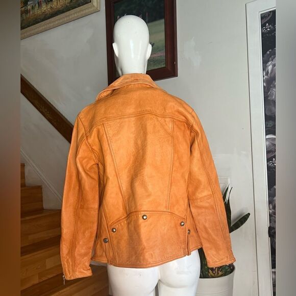 New Free People x We The Free Jealousy Leather Moto Jacket/ Size XS - Picture 7 of 10